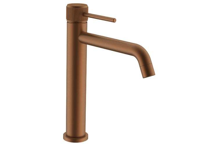 Soul Groove Extended Basin Mixer Brushed Copper