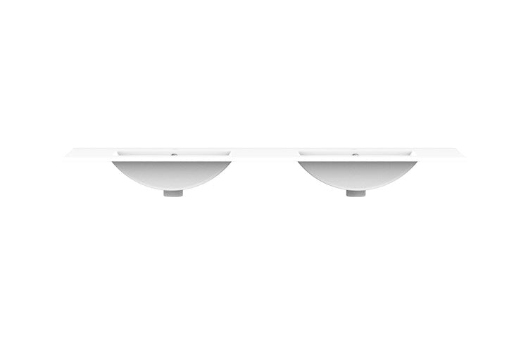 Glacier Ceramic Moulded Top 1800, Full Depth