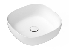 Glam Square Gloss White