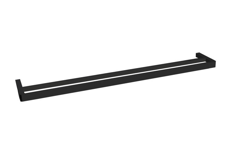 Brooklyn Double Towel Rail 900mm Matte Black