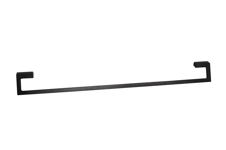 Time Square Single Towel Rail 900mm Matte Black
