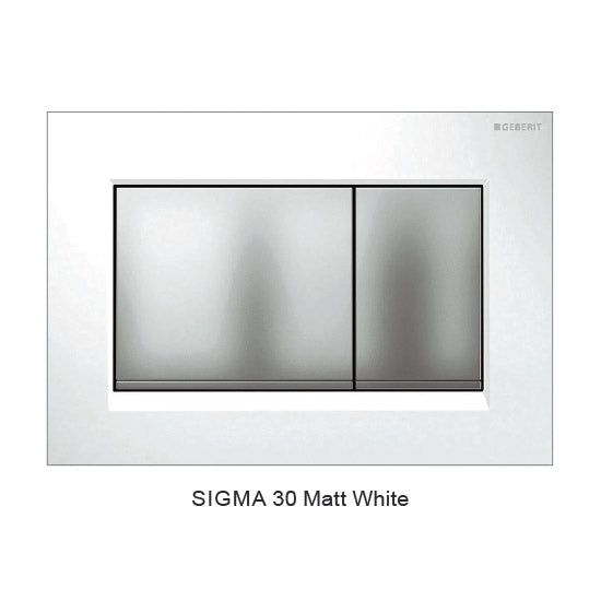 Sigma 30 — Square Dual Flush Button