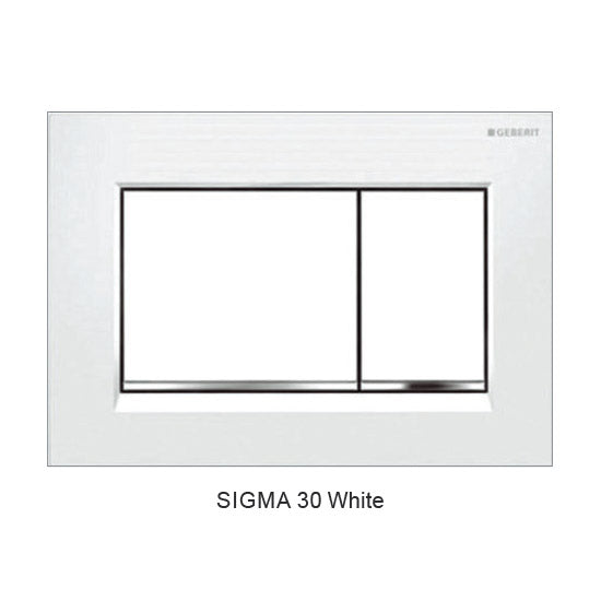 Sigma 30 — Square Dual Flush Button