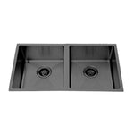 BKS-HA7644 black — Atlas Handmade Kitchen Sink