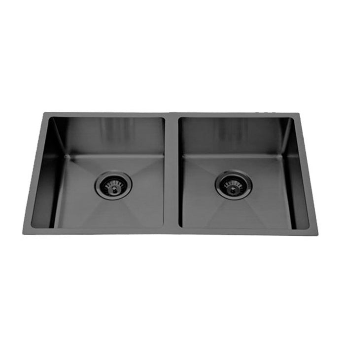 BKS-HA7644 black — Atlas Handmade Kitchen Sink