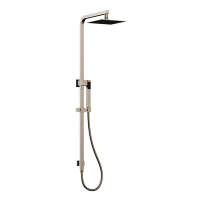 BSS03-BN — Square Shower Set in brushed nickel
