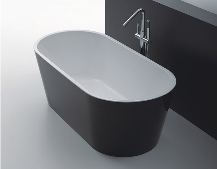 OSLO Freestanding Bathtub in Black-BTO1700
