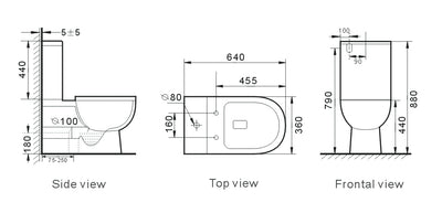 T6016 — CHICAGO Rimless Toilet Suite