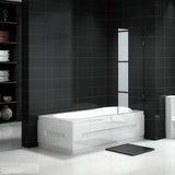 Fully Frameless - Over Bath - Fixed Shower Panel available in 700, 750, 800, 850 or 900mm