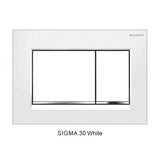 Sigma 30 — Square Dual Flush Button